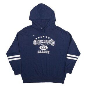 Girlhood Urban Valley Competitive League Oversized Womens Blue Hoodie USA